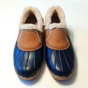 JBU by Jambu tan , navy waterproof Duck Boots